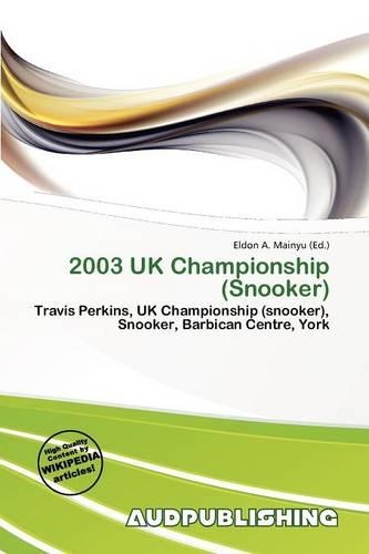 2003 UK Championship (Snooker)