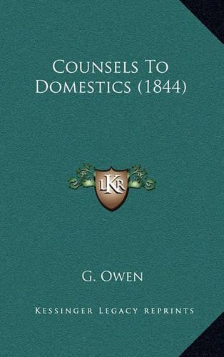 Counsels To Domestics (1844)