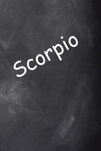 2019 Daily Planner Scorpio Zodiac Horoscope Chalkboard 384 Pages