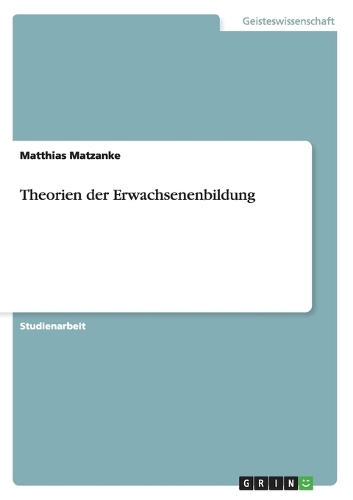 Theorien der Erwachsenenbildung