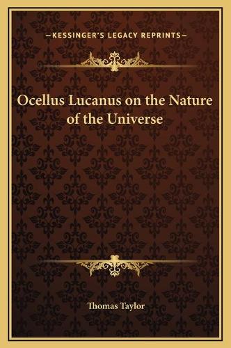 Ocellus Lucanus on the Nature of the Universe
