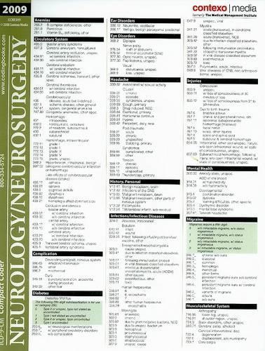 ICD-9-CM Compact Coder: Neurology/Neurosurgery