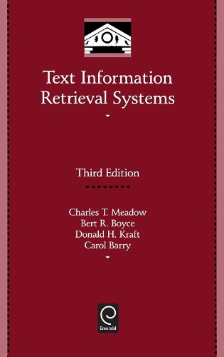 Text Information Retrieval Systems: (Library and Information Science)