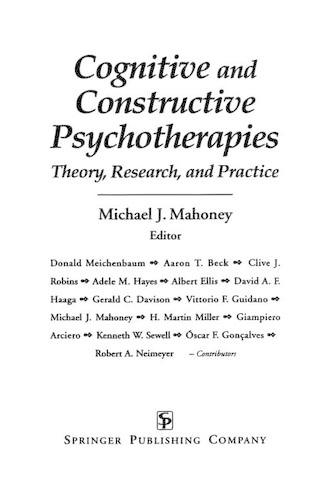 Cognitive and Constructive Psychotherapies