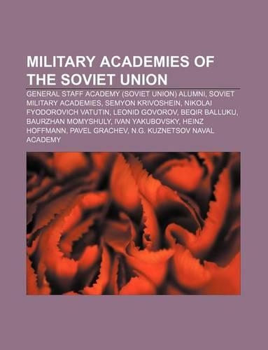 Military Academies of the Soviet Union
