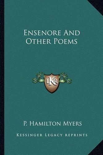 Ensenore And Other Poems: (English)