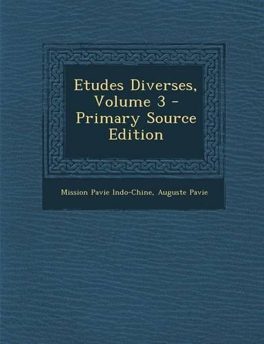 Etudes Diverses, Volume 3 - Primary Source Edition