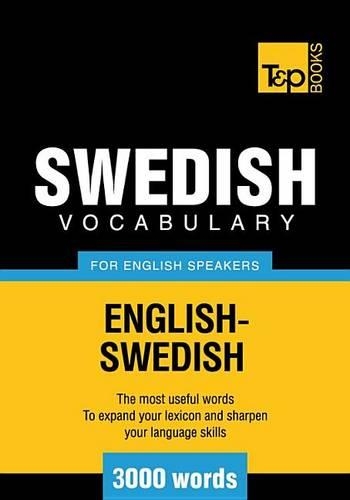 T&p English-Swedish Vocabulary 3000 Words