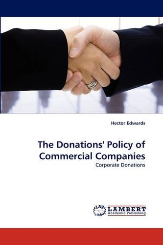 The Donations' Policy of Commercial Companies: (English)