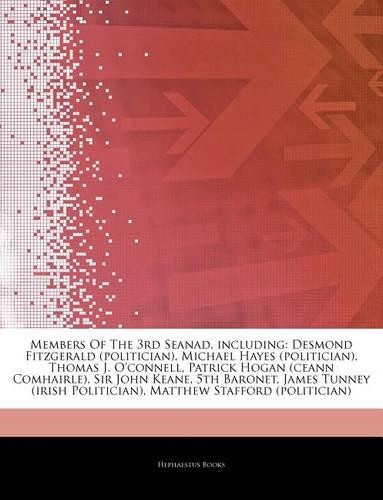 Articles on Members of the 3rd Seanad, Including