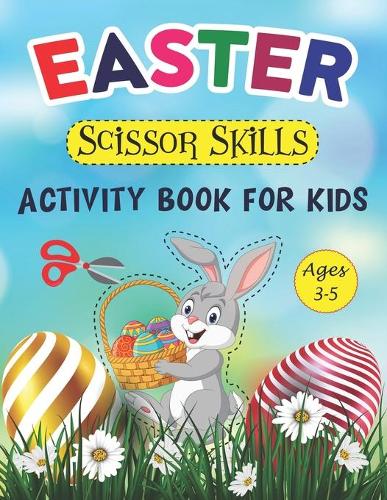 Easter Scissor Skills Activity Book For Kids Ages 3-5