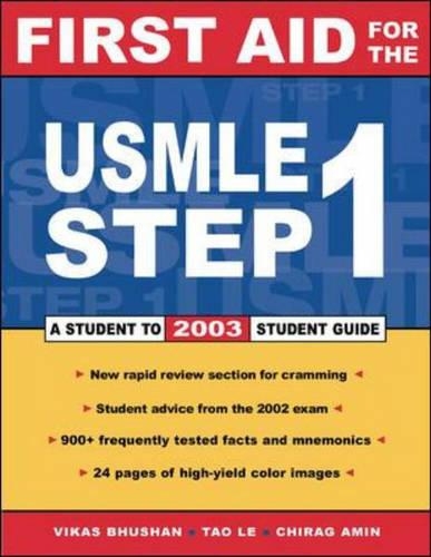 First Aid for the USMLE Step 1