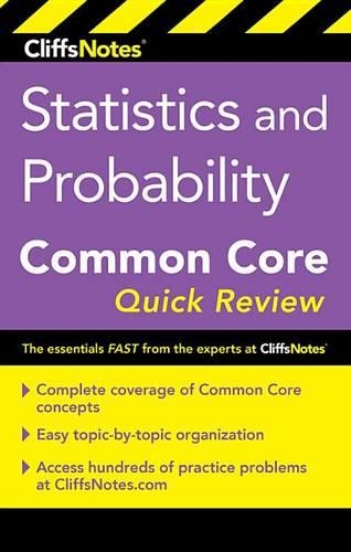 Cliffsnotes Statistics and Probability Common Core Quick Review