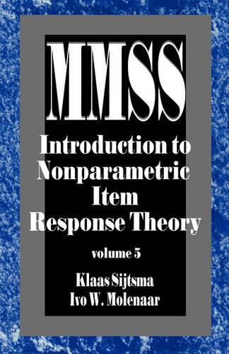 Introduction to Nonparametric Item Response Theory: (Measurement Methods for the Social Science)
