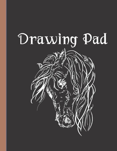 Drawing Pad: A Large Journal Sketchbook with Blank White Paper for Drawing, Sketching and Doodling for Boys and Girls