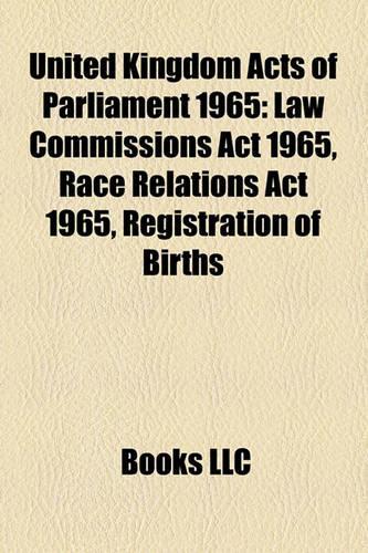 United Kingdom Acts of Parliament 1965