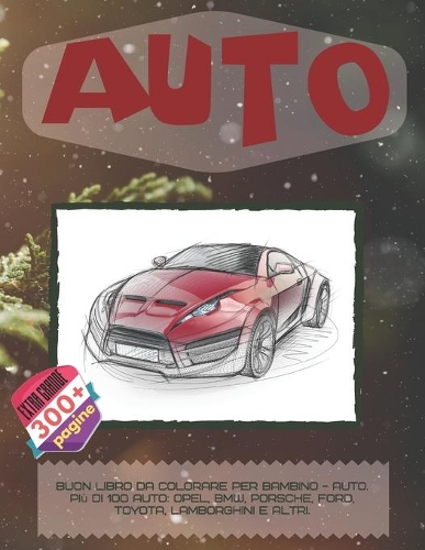 Buon libro da colorare per bambino - Auto. Più di 100 auto