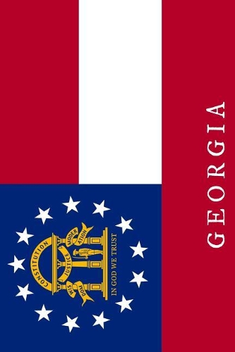 Georgia: State Flag Notebook Journal Planner 90 Pages