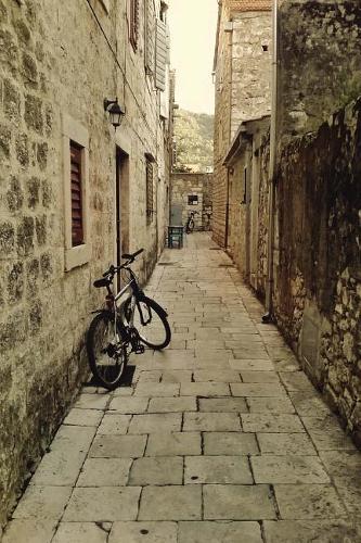 A Bike in an Alley in Dubrovnik, Croatia Journal