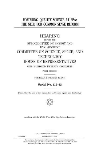 Fostering Quality Science at EPA