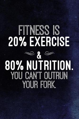 Fitness Is 20% Exercise And 80% Nutrition. You Can't Outrun Your Fork.