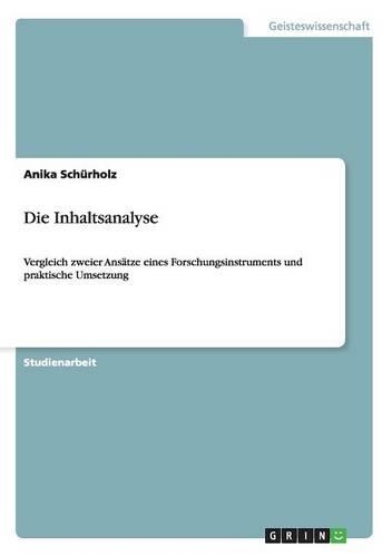Die Inhaltsanalyse