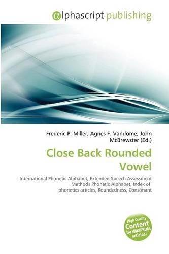 Close Back Rounded Vowel