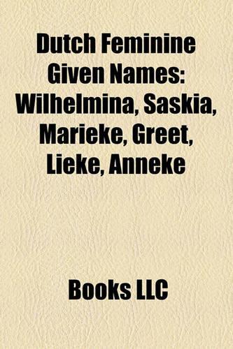 Dutch Feminine Given Names