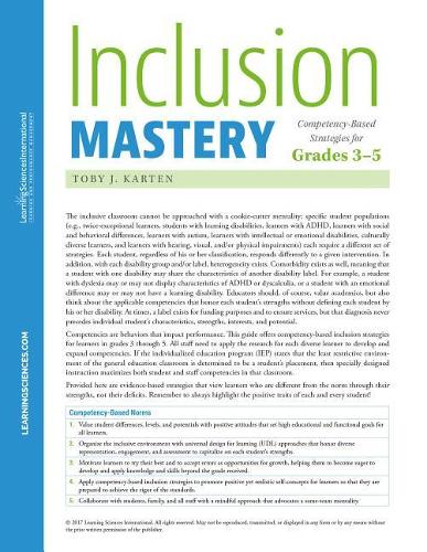 Inclusion Mastery