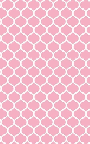 Moroccan Trellis - Pale Pink 101 - Lined Notebook With Margins 5x8