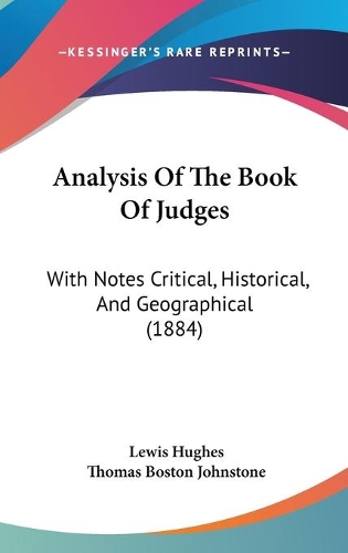 Analysis Of The Book Of Judges