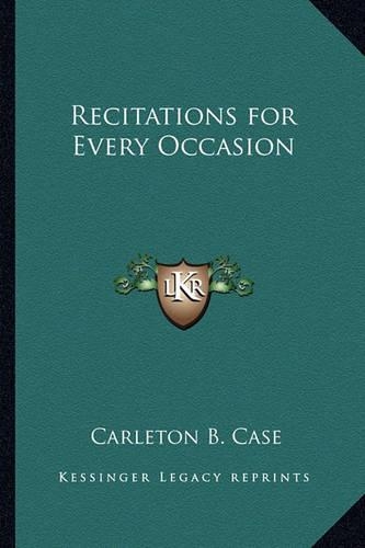 Recitations for Every Occasion
