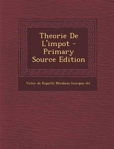Theorie de L'Impot