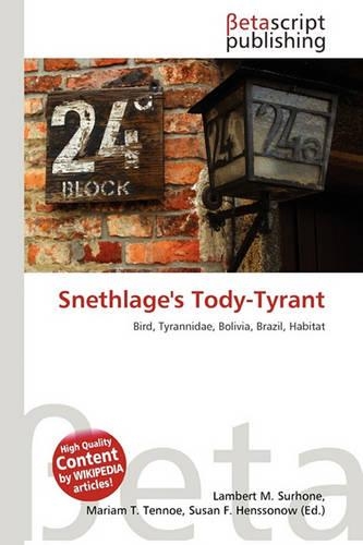 Snethlage's Tody-Tyrant