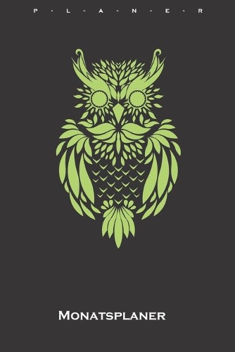 Eule Kunst Monatsplaner