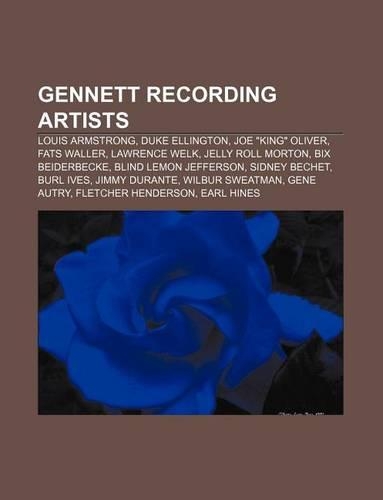 Gennett Recording Artists