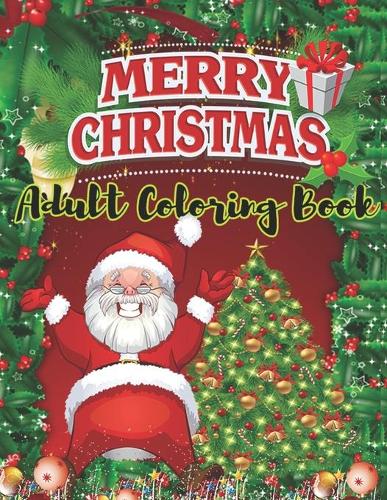 Merry Christmas Adult Coloring Book