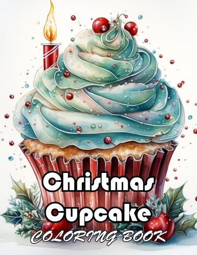 Christmas Cupcake Coloring Book