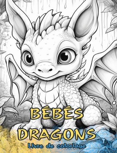 BÉBÉS DRAGONS Livre de coloriage: Des dessins mignons que les enfants et les adultes peuvent colorier
