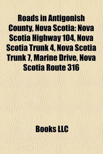 Roads in Antigonish County, Nova Scotia