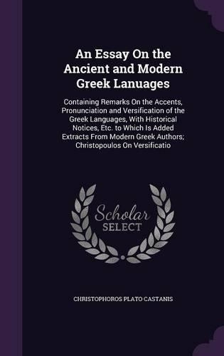 An Essay on the Ancient and Modern Greek Lanuages