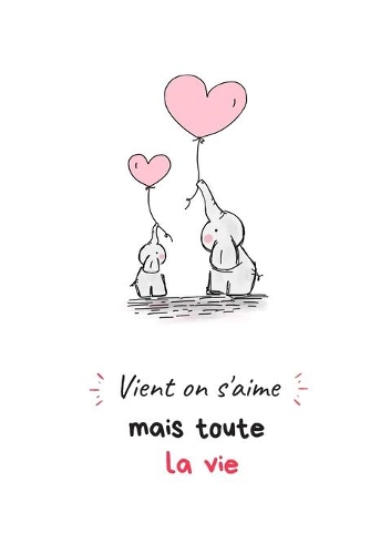 Carnet de notes ligné avec des questions sur votre couple idéal pour la saint valentin