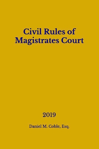 Civil Rules of Magistrates Court