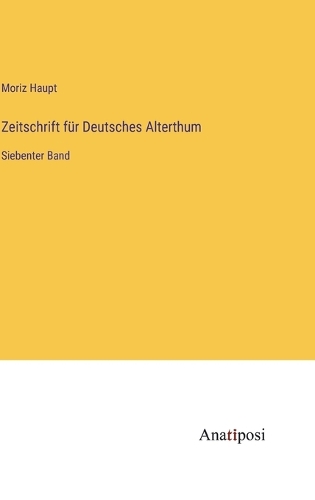 Zeitschrift für Deutsches Alterthum