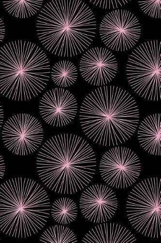 Journal Notebook Watercolor Dandelion Puff Balls Pattern 5