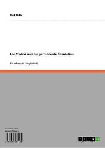 Leo Trotzki Und Die Permanente Revolution