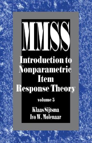 Introduction to Nonparametric Item Response Theory: (Measurement Methods for the Social Science)