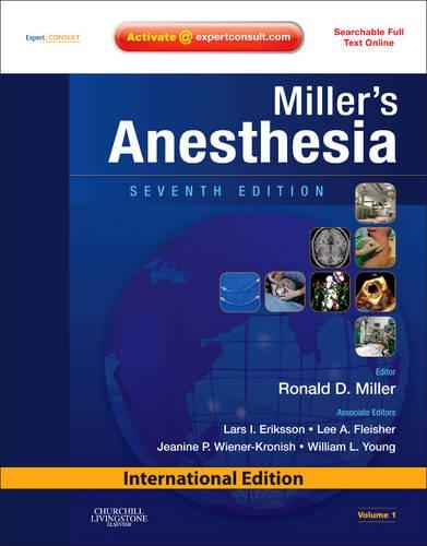 Miller's Anesthesia International Edition 2 Volume Set