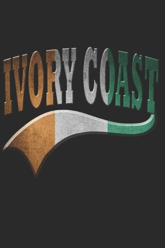 Ivory Coast Notebook: Ivory Coast Notebook - college book - diary - journal - booklet - memo - composition book - 120 sheets - Dot Grid paper 6x9 inch