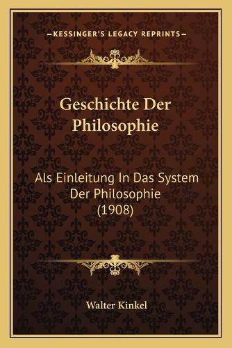 Geschichte Der Philosophie